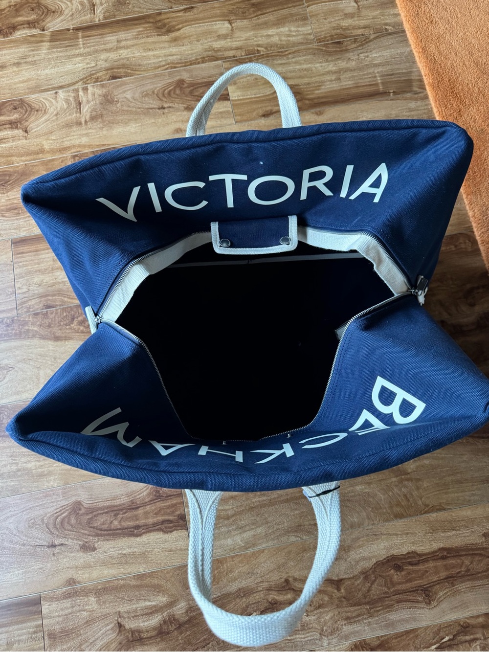 NWT GAP x Victoria Beckham Navy Canvas Weekender Bag
